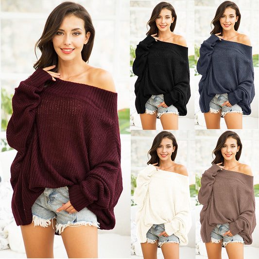 Effortless Comfort: Strapless Loose-Fit Sweater for Women in Plus Size - EvolvedO